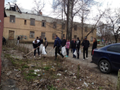 17 апреля 2015 г. студенты и сотрудники БГТУ приняли участие в экологической акции в Бежицком районе г. Брянска