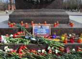 4 апреля 2017 г. делегация БГТУ приняла участие в акции в память о погибших при взрыве в метро в Санкт-Петербурге