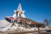 Студенты и преподаватели БГТУ приняли участие в митинге в поддержку присоединения Крыма к России