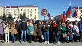 23 марта 2015 г. г. Брянск принял эстафету в акции «Под знаменем Победы — к великому юбилею»