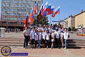 22 августа 2016 г. делегация БГТУ приняла участие в праздновании Дня Государственного флага РФ