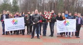 Профком студентов БГТУ принял участие в патриотической акции «Эстафета памяти»
