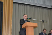 27 ноября 2012 г. в актовом зале Брянского ГТУ состоялась встреча И.О. ректора Брянского ГТУ И.А. Рудакова с сотрудниками и студентами университета