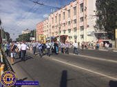 Делегация БГТУ приняла участие во встрече Крестного хода в честь празднования Свенского образа иконы Божьей Матери