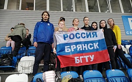 Сборная команда студентов БГТУ стала бронзовым призёром спартакиады по лёгкой атлетике