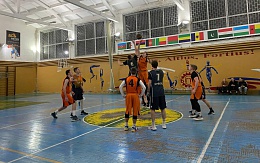 Состоялся баскетбольный матч между сборными командами студентов - юношей БГТУ и ПК БГТУ