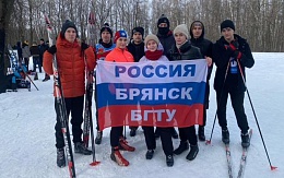 Сборная команда БГТУ стала бронзовым призером соревнований по зимнему полиатлону
