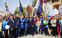 Митинг-концерт, посвящённый празднику Весны и Труда