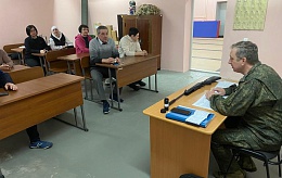 В БГТУ преподаватели кафедры «Физическое воспитание и спорт» провели стрелковую подготовку в пневматическом тире 