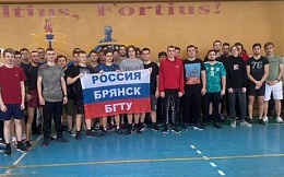 В БГТУ прошла  военизированная эстафета среди сборных команд студентов БГТУ, приуроченная к празднованию Дня защитника Отечества