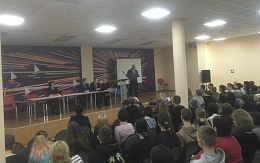 Участие БГТУ в общерайонном родительском собрании для выпускников 11 классов и их родителей средних общеобразовательных учреждений Навлинского района Брянской области