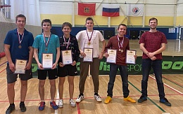 Студенты БГТУ - бронзовые призеры первенства Брянской области по настольному теннису среди молодежи