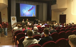 Встреча представителей БГТУ со школьниками выпускных классов общеобразовательных школ г. Сухиничи и г. Киров Калужской области в рамках профориентационных мероприятий по набору на 1 курс в 2019 году