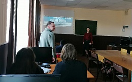 Встреча студентов - старшекурсников с представителем КВВУ им. Генерала армии С. М. Штеменко