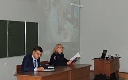 Встреча студентов кафедры «СИБ» с представителями УМВД России