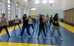 В БГТУ состоялись соревнования в личном первенстве среди студенток первого курса по программе ритмической гимнастики 